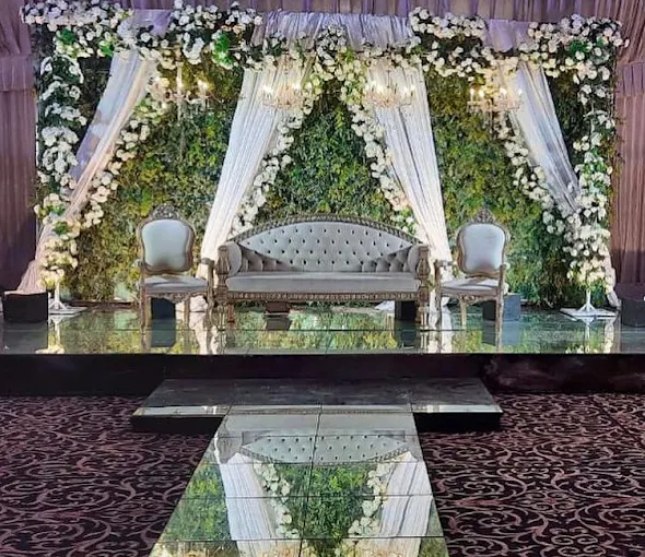 Interior of Greenland Marquee hall