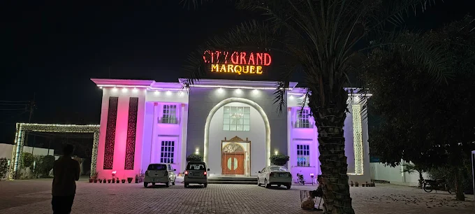 City Grand Marquee exterior at night, Chungi No 7,LMQ Rd, Shadab Colony, Multan, Pakistan